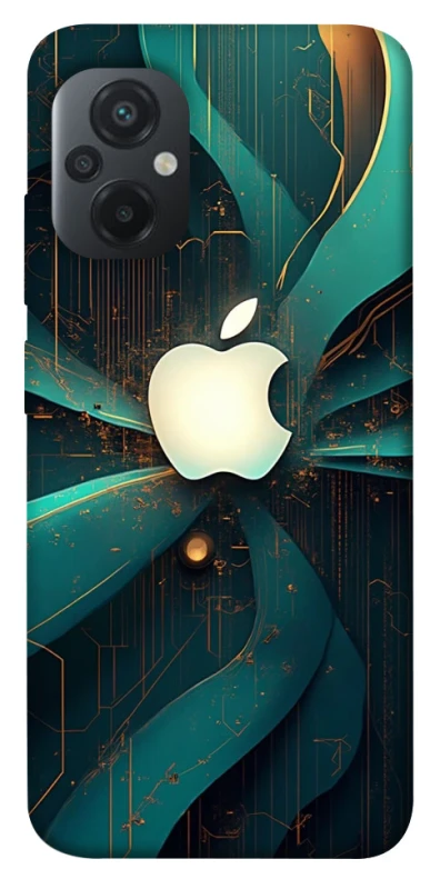 Чехол на Xiaomi Poco M5 Apple logo ver.4 фото 1 из 1