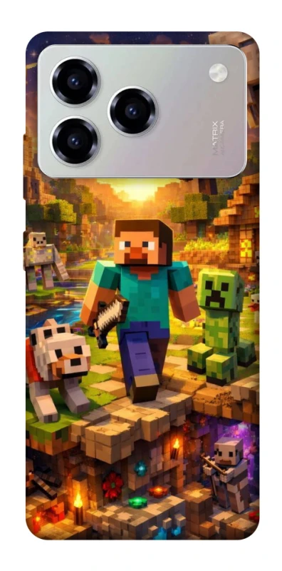 Чохол на ZTE Blade A76 Minecraft v6 фото 1 з 1