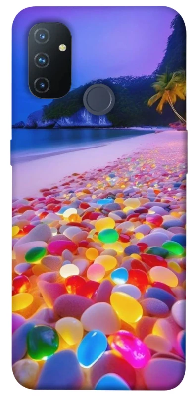 Чохол на OnePlus Nord N100 Каміння світиться на березі фото 1 з 1