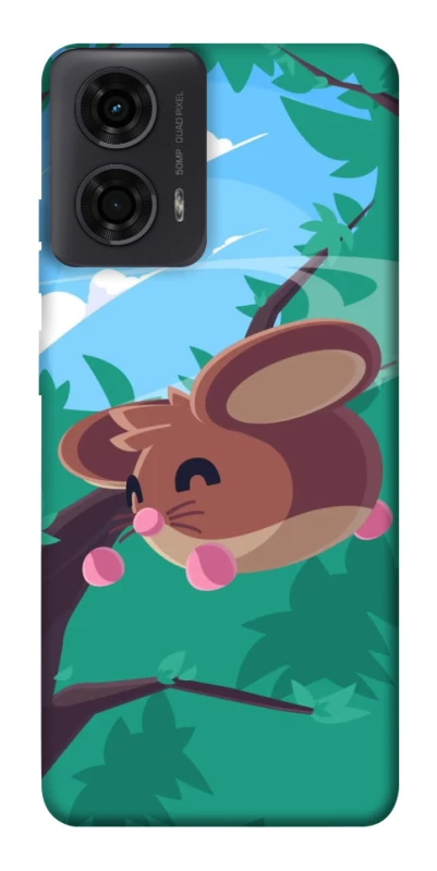 Чохол на Motorola Moto G04 Adopt Me Forest Mouse Jump фото 1 з 1