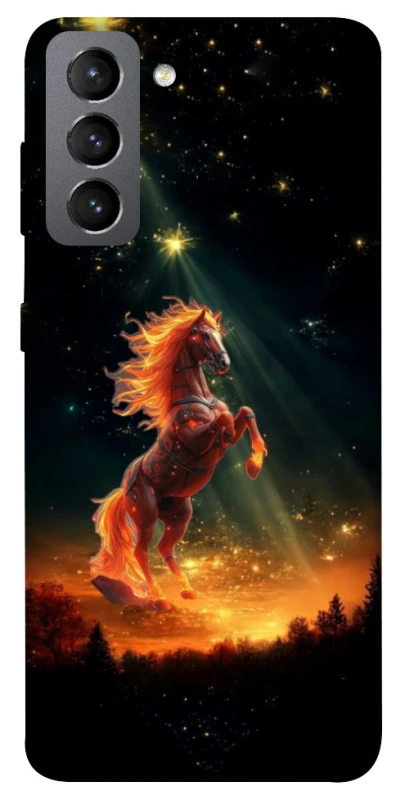 Чохол на Samsung Galaxy S21 FE Red Fire Horse ver.2 фото 1 з 1