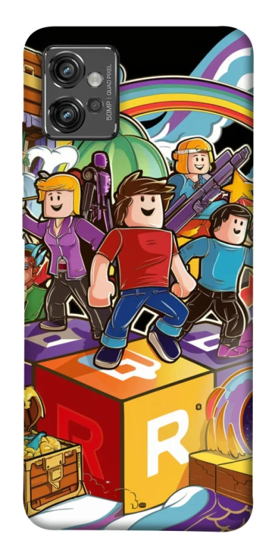 Чохол на Motorola Moto G32 Roblox family фото 1 з 1