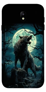 Чохол на Samsung J730 Galaxy J7 (2017) Вовк під місяцем фото 1 з 1
