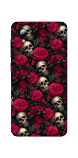 Чехол на ZTE Blade A3 (2019) Черепа и розы фото 1 из 1