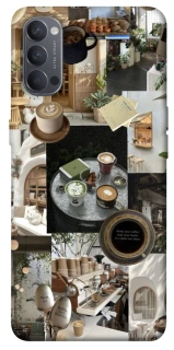 Чохол на Oppo Reno 4 Coffee collage ver.4 фото 1 з 1