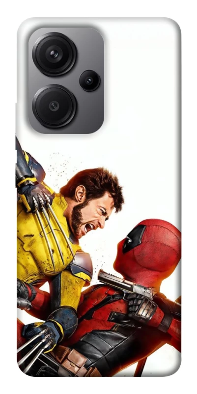 Чехол на Xiaomi Redmi Note 13 Pro+ Deadpool and Wolverine фото 1 из 1