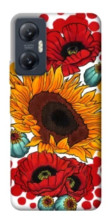 Чохол на Infinix Hot 20 5G Соняшники та маки фото 1 Чохол на Infinix Hot 20 5G Соняшники та маки фото 1 з 1