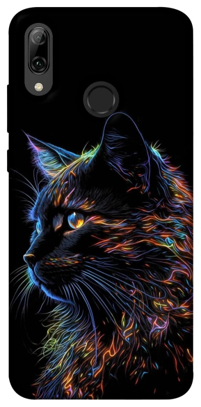 Чохол на Huawei P Smart (2019) Чорний кіт фото 1 з 1
