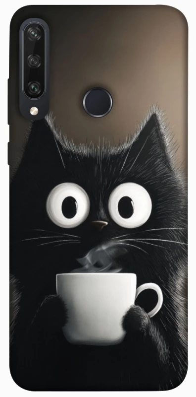 Чохол на Huawei Y6p morning cat фото 1 з 1