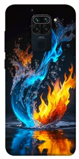 Чехол на Xiaomi Redmi Note 9 / Redmi 10X Water And Fire фото 1 из 1