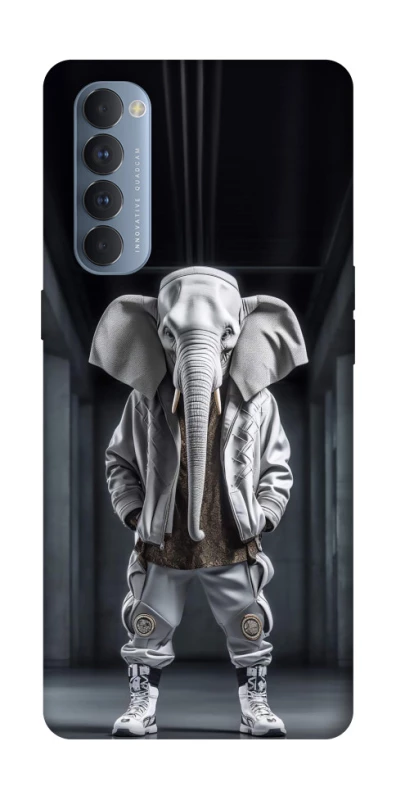 Чохол на Oppo Reno 4 Pro Слон v2 фото 1 з 1