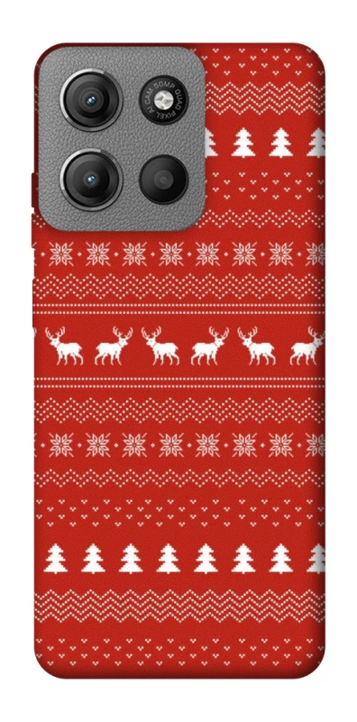 Чехол на Motorola Moto G15 Power Новогодний v12 фото 1 из 1