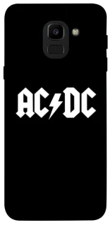 Чехол на Samsung J600F Galaxy J6 (2018) AC/DC logo фото 1 Чехол на Samsung J600F Galaxy J6 (2018) AC/DC logo фото 1 из 1