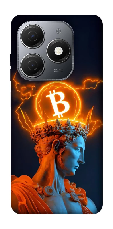 Чехол на TECNO Spark 20 Bitcoin God фото 1 из 1
