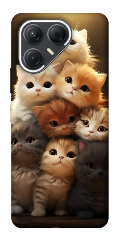 Чехол на TECNO Pova 7 Чехол Kittie Love v2 фото 1 из 1