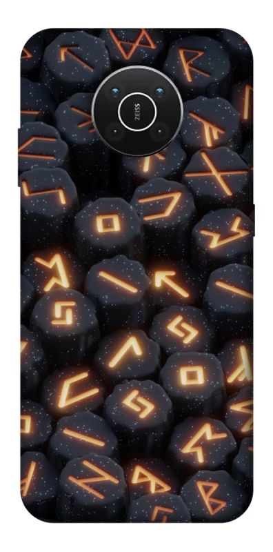 Чехол на Nokia X10 / X20 Огненые руны фото 1 из 1