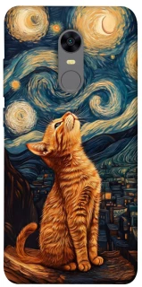 Чохол на Xiaomi Redmi 5 Plus / Redmi Note 5 (Single Camera) van gogh cat фото 1 з 1