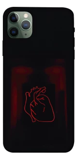 Чехол на Apple iPhone 11 Pro Max (6.5") Красное сердце фото 1 из 1