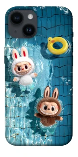 Чехол на Apple iPhone 14 (6.1") Labubu in the pool фото 1 из 1