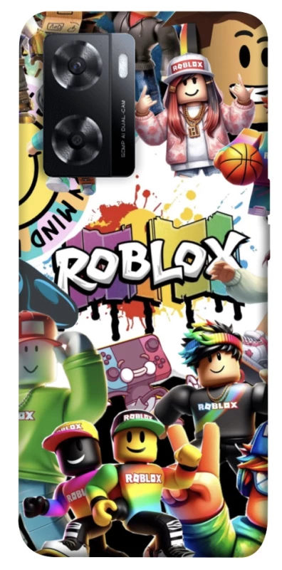 Чохол на Oppo A57s Roblox Characters Collage фото 1 з 1