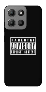 Чохол на Motorola Moto G15 Power Parental Advisory Label фото 1 з 1