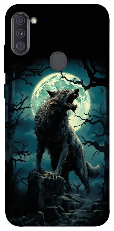 Чехол на Samsung Galaxy A11 Волк под луной фото 1 из 1