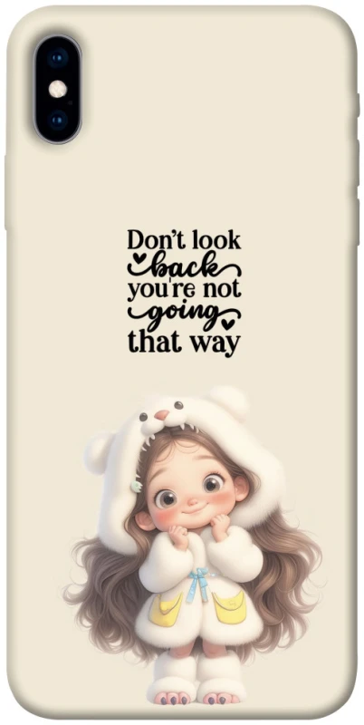 Чохол на Apple iPhone X (5.8") Don't look back фото 1 з 1
