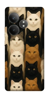 Чехол на Realme GT Neo 6 Colorful Cat Collage фото 1 Чехол на Realme GT Neo 6 Colorful Cat Collage фото 1 из 1