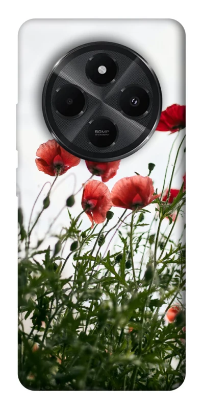Чехол на Xiaomi Poco M7 Поле маков фото 1 из 1