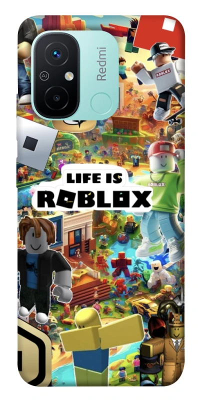 Чохол на Xiaomi Redmi 12C / Poco C55 Life is Roblox фото 1 з 1