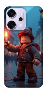 Чохол на Oppo Reno 14 Pro Roblox Fire Logo Blue Flames фото 1 з 1