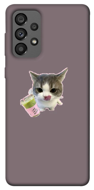 Чехол на Samsung Galaxy A73 5G cat matcha фото 1 из 1