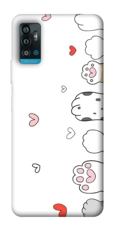 Чехол на ZTE Blade A71 Paws фото 1 из 1