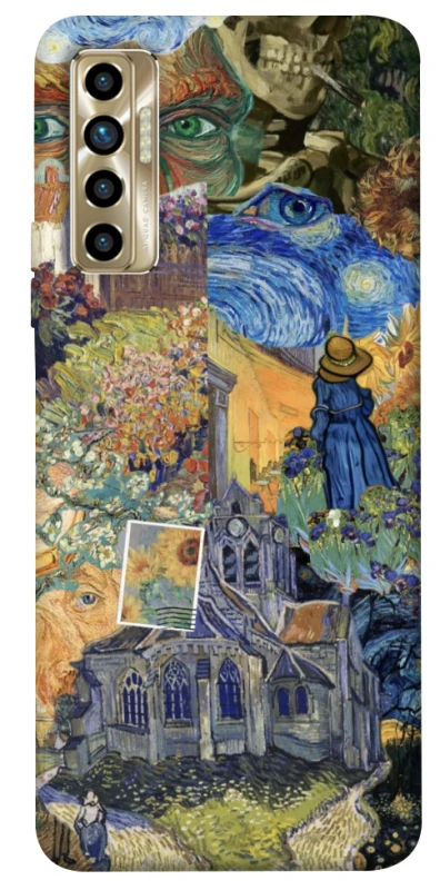 Чохол на TECNO Camon 17P Van Gogh collage фото 1 з 1