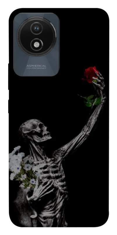 Чохол на Vivo Y02 Skeleton vs Rose фото 1 з 1