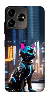 Чехол на ZTE Blade V50 Design 4G Cyber cat фото 1 из 1