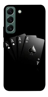 Чехол на Samsung Galaxy S22 Black Cards фото 1 из 1