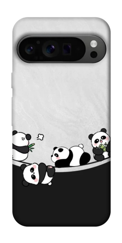 Чехол на Google Pixel 9 Pro Four pandas фото 1 из 1