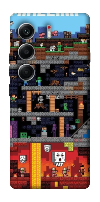 Чохол на Tecno Camon 40 Minecraft фото 1 з 1