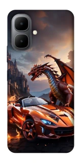 Чохол на Infinix Smart 10 Сar and dragon фото 1 з 1