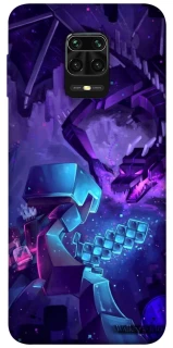 Чохол на Xiaomi Redmi Note 9s / Note 9 Pro / Note 9 Pro Max Minecraft dragon фото 1 з 1