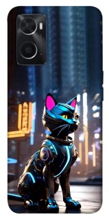 Чохол на Oppo A76 4G Cyber cat фото 1 з 1
