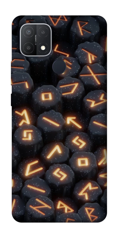 Чохол на Oppo A15s / A15 Вогняні руни фото 1 з 1