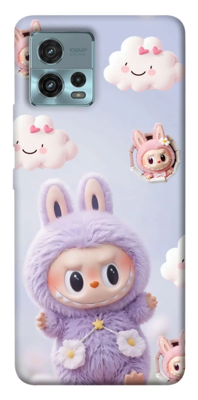 Чохол на Motorola Moto G72 Labubu & clouds фото 1 з 1