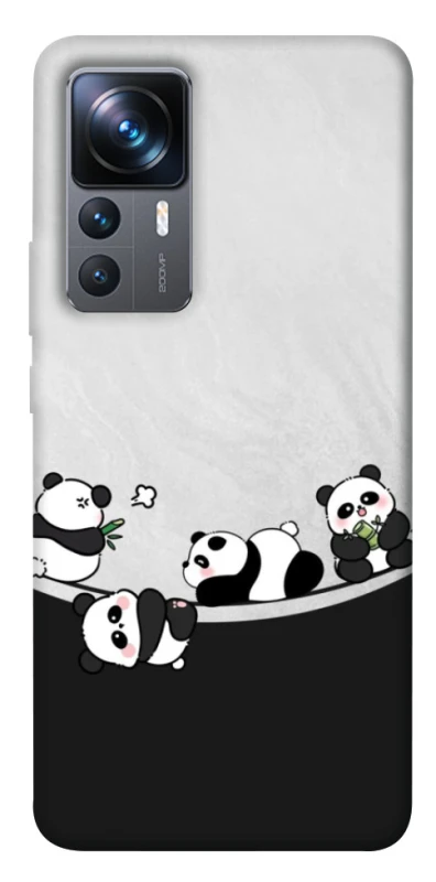 Чехол на Xiaomi 12T / 12T Pro Four pandas фото 1 из 1
