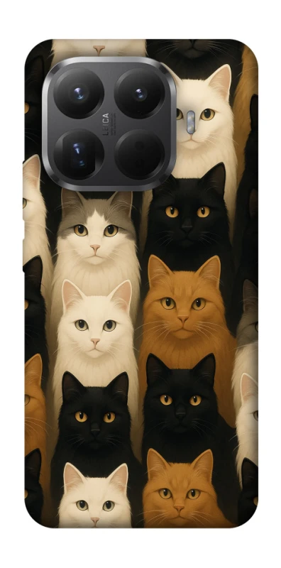 Чохол на Xiaomi 15T Pro Colorful Cat Collage фото 1 з 1