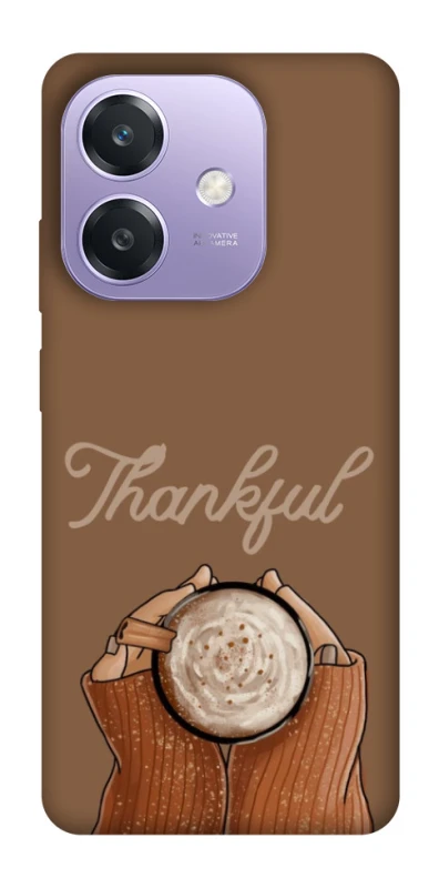 Чохол на Oppo A3X Thankful coffee фото 1 з 1