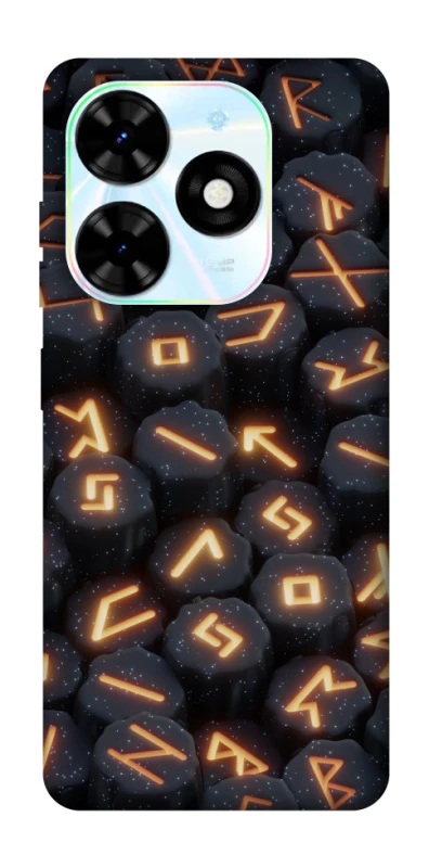 Чехол на TECNO Spark Go 2024 Огненые руны фото 1 из 1
