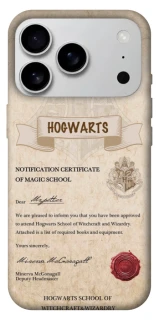 Чехол на Apple iPhone 17 Pro Max (6.9") The Hogwarts acceptance letter фото 1 из 1