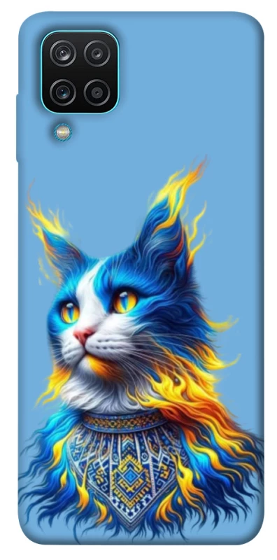 Чохол на Samsung Galaxy M12 Кіт патріот фото 1 з 1